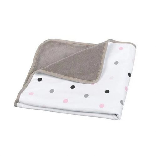 Doomoo Baby Blanket Pink Polka Dot in Gift Bag